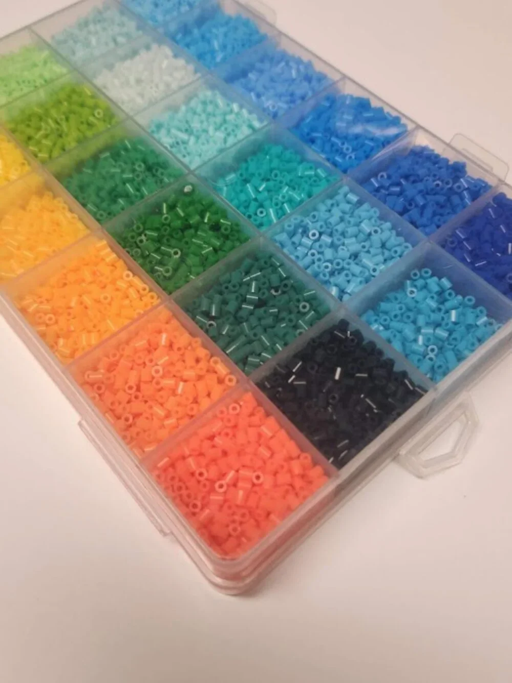 Mini Fuse Beads Kit 12,000 Beads 2.6mm in 24 Colors Craft Supplies Crafting Set